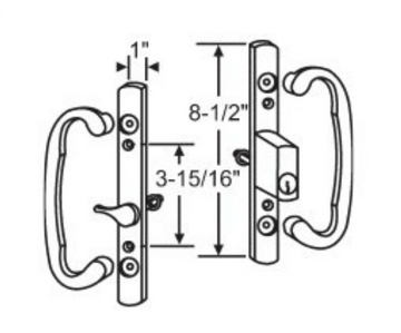 2265 Sash Controls Handle 13-245W